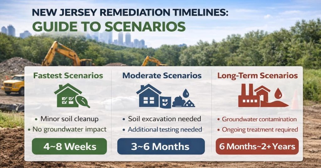nj environmental remediation timeline scenarios